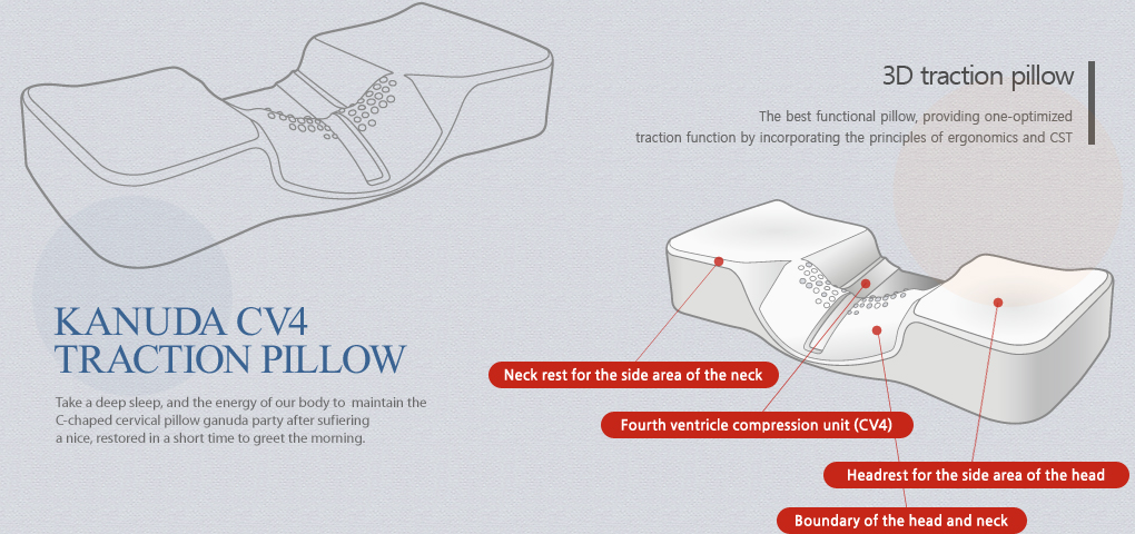 Largo Pillow : CV4 Support With Smoother Neck Contour – KANUDA USA